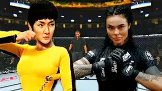 Bruce Lee woman vs. Kamila Smogulecka - EA Sports UFC 4