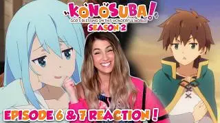 KAZUMA HAS THE HOLY SWORD EXCALIBUR! Konosuba! Season 2 Episode 6 & 7 Reaction + Review!