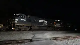 NS 219 with a Dash 9 trio passing Burnside 
