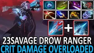 23SAVAGE [Drowranger] | Crit Damage Overloaded | Late Game Carry | Dota 2 | Pro Gameplay | Highlight