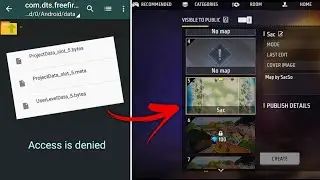 Craftland Map File Copy Problem | Access is denied | Freefire SacSo