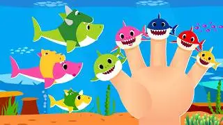 Baby Shark Finger Family Song 🦈 | Nursery Rhymes & Kids Songs for  toddlers