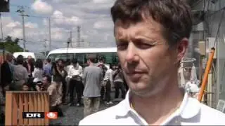 Crown Prince Frederik visits Higashi-Matsushima in Japan -3 (2011)