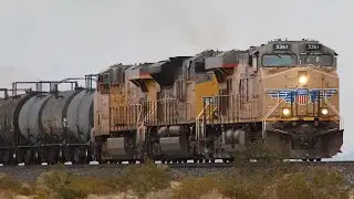 UP 5361 Leads a Long Manifest Through the Desert!