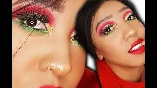 Sparkly Christmas Makeup Tutorial!!