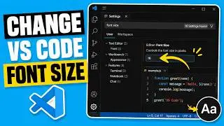 How to Change Font Size in VS Code (2026 Step-by-Step Guide)