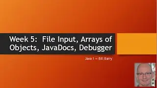 Java1-05 Files and Arrays of Objects - Demo1 - File Input