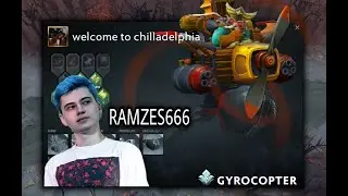 RAMZES666 - GYROCOPTER - SAFELANE | 26 Kills | DOTA2 GAMEPLAY