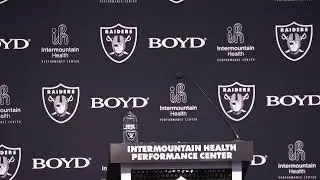 Raiders coach speaks ahead of practice