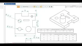 Solid edge drafting tutorial | Tolerance table