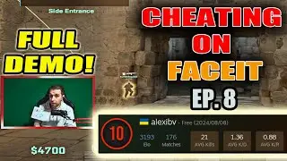 Alexibv - CHEATING on FACEIT - ep. 8 - 3193 ELO - FULL DEMO!