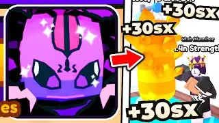 I Got STRONGEST GIGA NEON CORRUPT PET in Roblox Arm Wrestle Simulator..