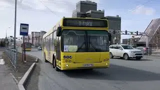 В автобусе. Сургут В 819 РС 186, МАЗ-103.486, Маршрут № 45