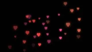 Red Heart Shape Particles Video Effect | Video Overlay 123 | Particles Effect | No Copyright Effect