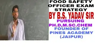 Food Safety Officer (R.P.S.C) Exam Startegy and Complete Syllabus discussion (Hindi and English med)