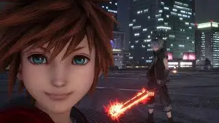 When Yozora steals Sora's Keyblade