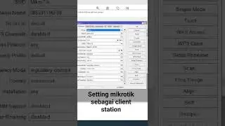Cara connect wifi, jadikan Mikrotik sebagai client station #wifi #smartphone #tutorial