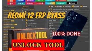 Redmi 12 4G Andriod 14/15 Latest Frp Bypass Unlock Tool 100% Done 
