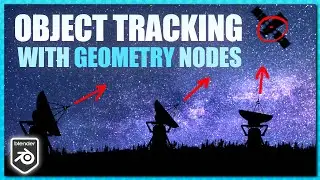 Tracking an Object with Geometry Nodes [In Blender]