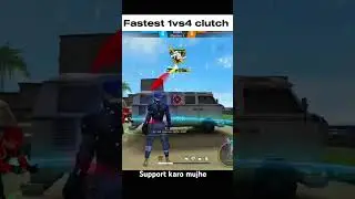 Fastest 1vs4 clutch #freefire #garenafreefire #freefire #shortfeed