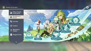 Genshin Impact Windblume's Breath Ballads of Breeze Full