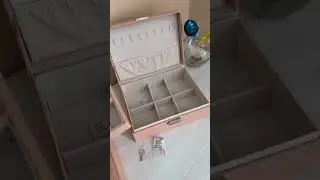 Скринька для прикрас, органайзер великий рожевий для прикрас