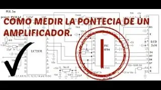 Como medir la potencia de un amplificador (PARTE I)