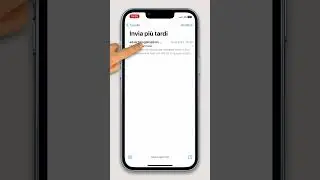 Come PROGRAMMARE l'invio di una MAIL su IPHONE #mail #tutorial #iphone