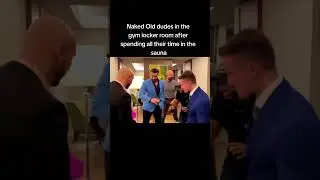 Naked Old Men in the Gym Lockeroom