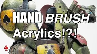 Hand Brush Acrylics?! Water-Based Paints on Scale Models — MK44 HAMMERKNIGHT Studio Build