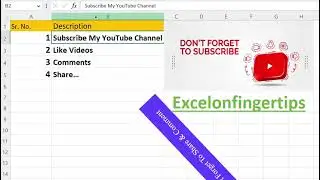 Auto Serial Number in #advancedexcel  | Sequence Function | Excel Tricks @Excel On-Fingertips