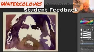 Playing with watercolours - Student Feedback