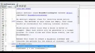 49   drawing line with mouse drag