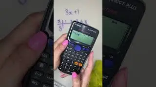 Find the values using your calculator #algebra #valueofx #missingvalue #casiocalculator