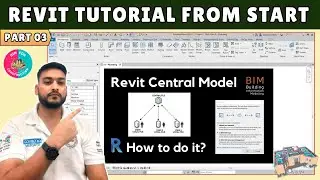 #03 How to create a central file in Revit | Worksharing & Collaborate in Revit