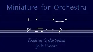 Composing with : BBCSO - Orchestration Etude