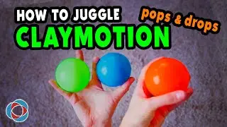 CLAYMOTION JUGGLING Beginner Tutorial - Pops and Drops