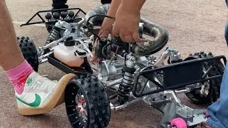 ALX Brutale Hybrid outlaw v3 96cc First Run !