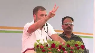 राहुल गांधी solapur महाराष्ट्र से जोरदार भाषण
