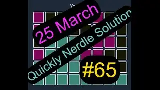 How To Win At Nerdle Every Time | March 25 Nerdle65, hints, solution, answer |  |Online game #shorts