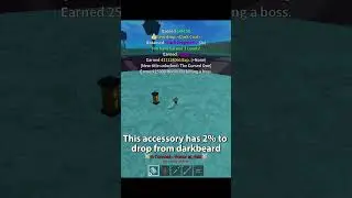 Dark Coat!!! 1st darkbeard kill #roblox #bloxfruits #shorts
