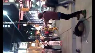 street artist in downtown Toronto