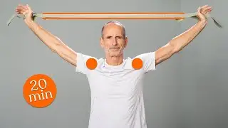 Shoulder pain: 20 minutes exercises with strap
