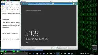 How to enable Ping in Windows Server 2012