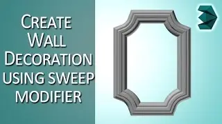 Wall Decoration tutorial in 3ds Max