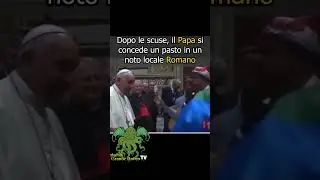 il Papa si scusa e va al ristorante #papafrancisco