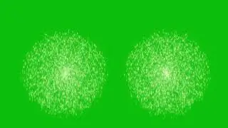 Fireworks green screen effect video