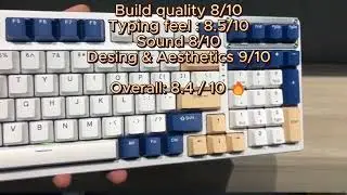 AULA F98 Wireless Keyboard | Unboxing & Sound Test 4K
