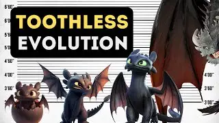 Evolution Of Toothless | By Stages