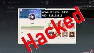 My Genshin Journey end ? 😥 [My Genshin account got hacked]